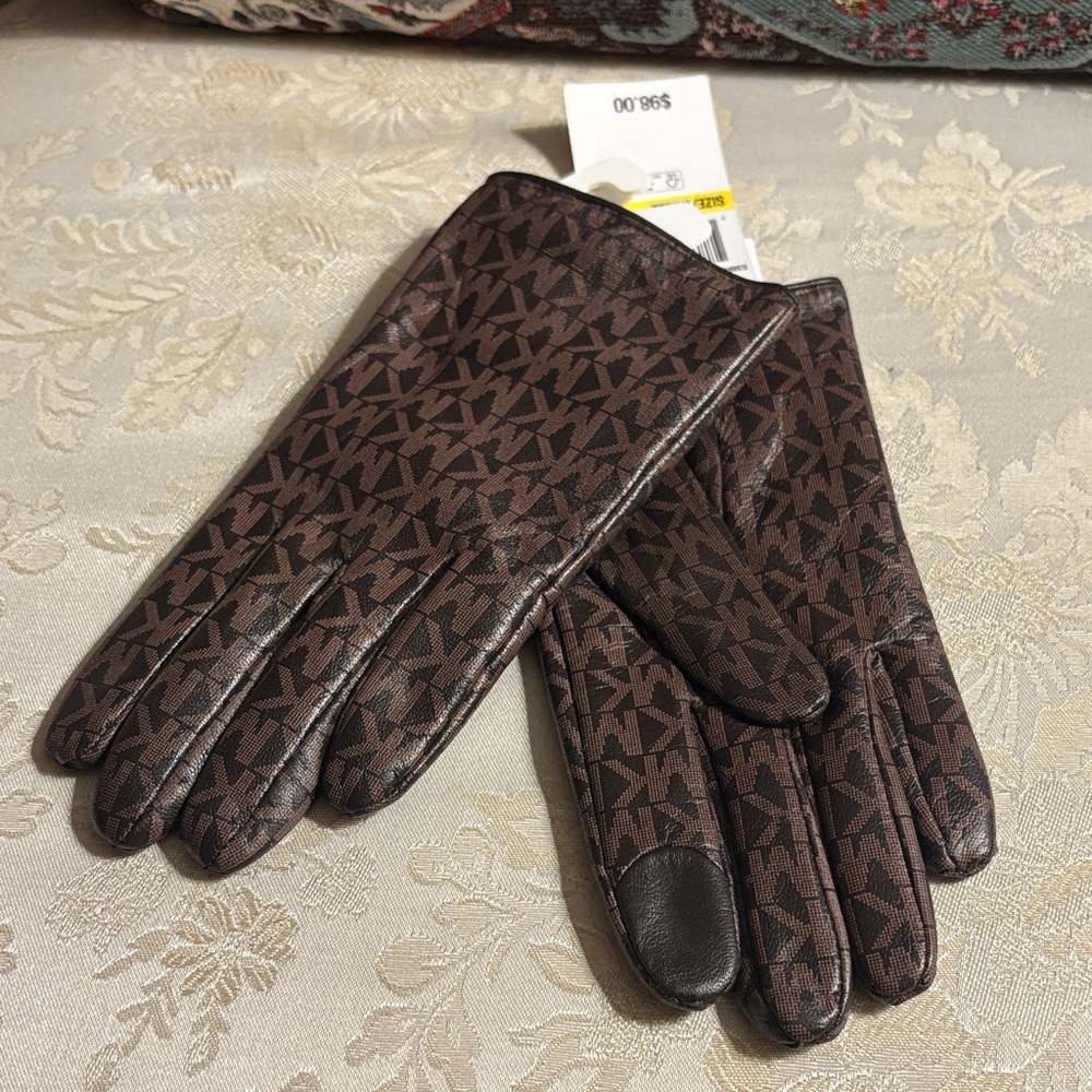 Womens Brown Michael Kors Gloves